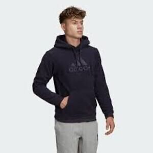 Adidas Men's Athletics  Sherpa Winter Hoodie Large